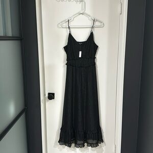 Black long dress with sparkle